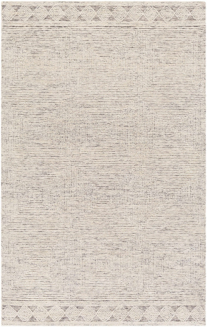 Archer Contemporary Cream And Black Rug - The Rug Decor
