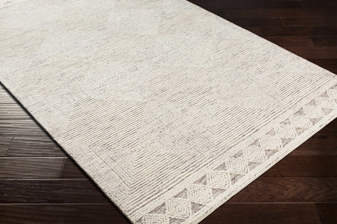 Archer Contemporary Cream And Black Rug - The Rug Decor
