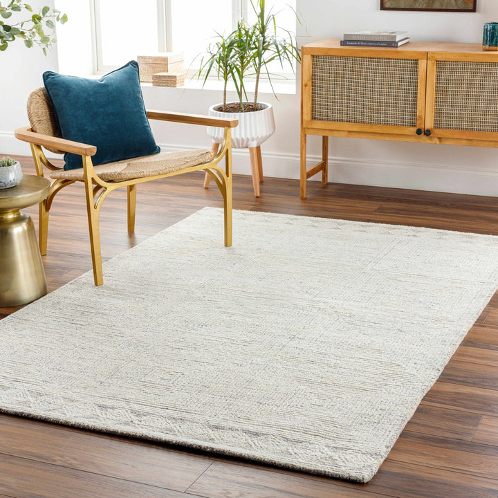 Archer Contemporary Cream And Black Rug - The Rug Decor