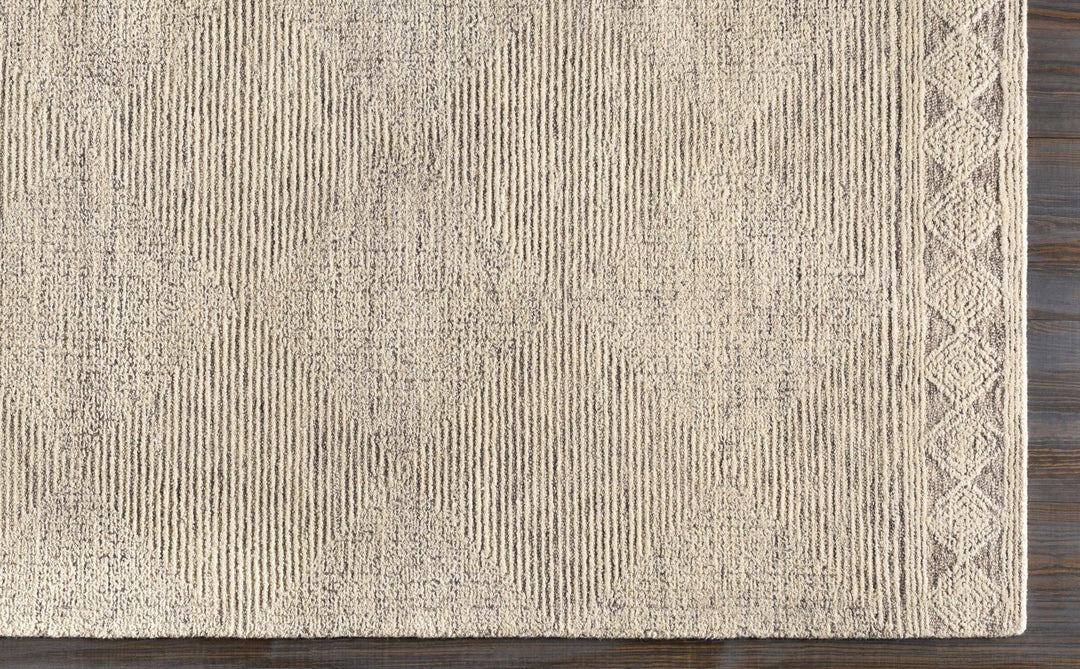 Archer Contemporary Cream And Black Rug - The Rug Decor
