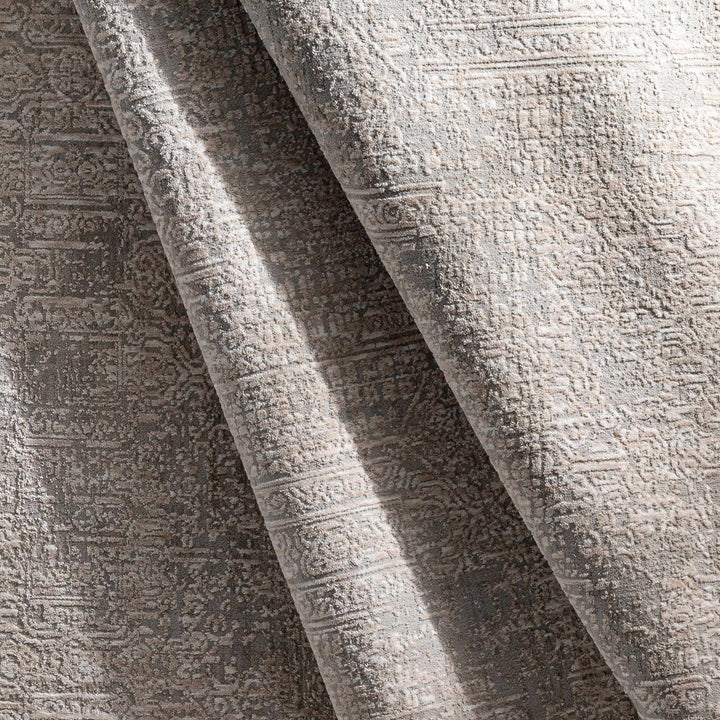 Contemporary Gray Machine Woven Area Rug