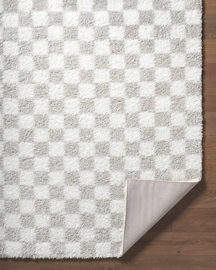 Ardice Modern Geometrical Ivory And Beige Rug - The Rug Decor