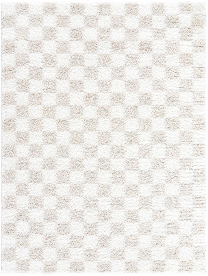 Ardice Modern Geometrical Ivory And Beige Rug - The Rug Decor