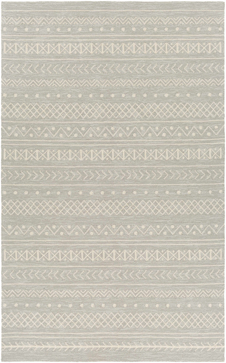 Argenton Modern Geometrical Design Gray Outdoor Area Rug