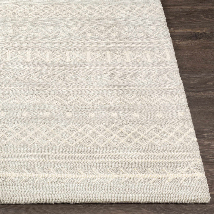 Argenton Modern Geometrical Design Gray Outdoor Area Rug