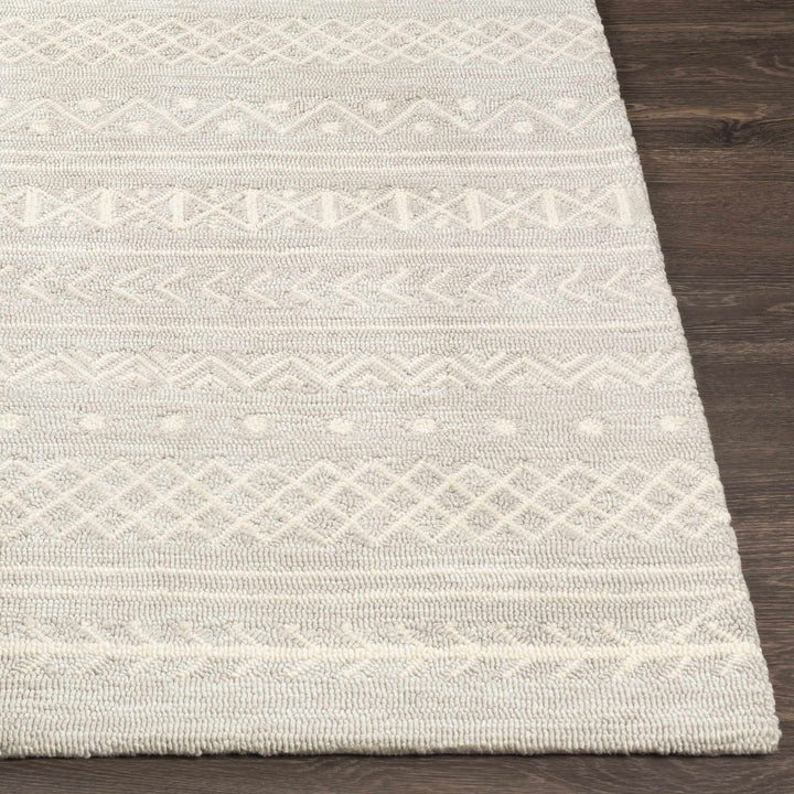Argenton Modern Geometrical Design Gray Outdoor Area Rug - The Rug Decor