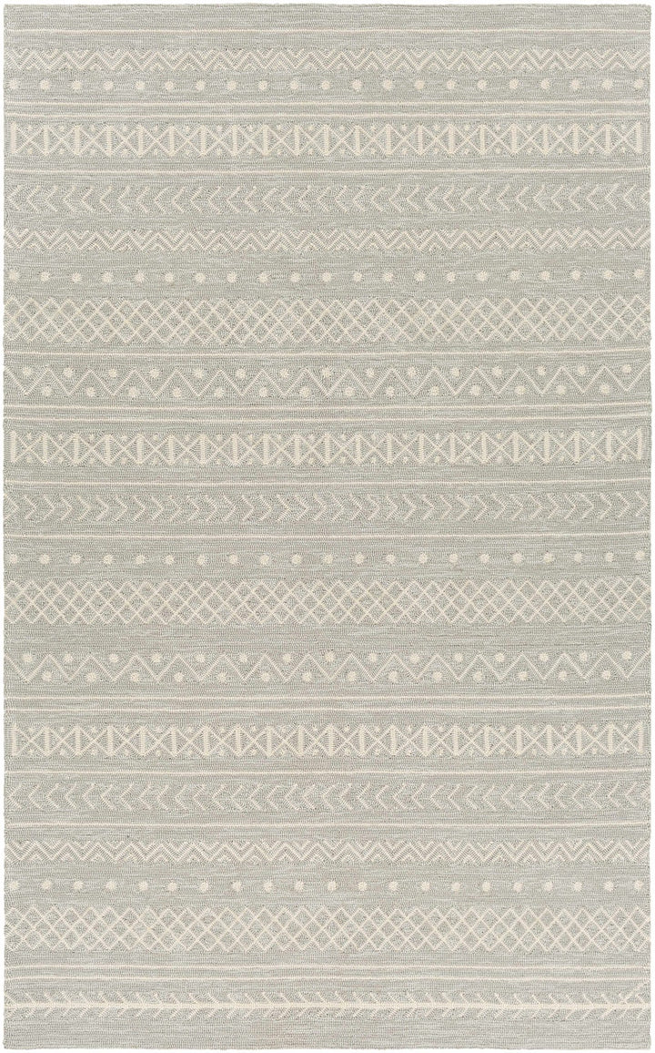 Argenton Modern Geometrical Design Gray Outdoor Area Rug - The Rug Decor