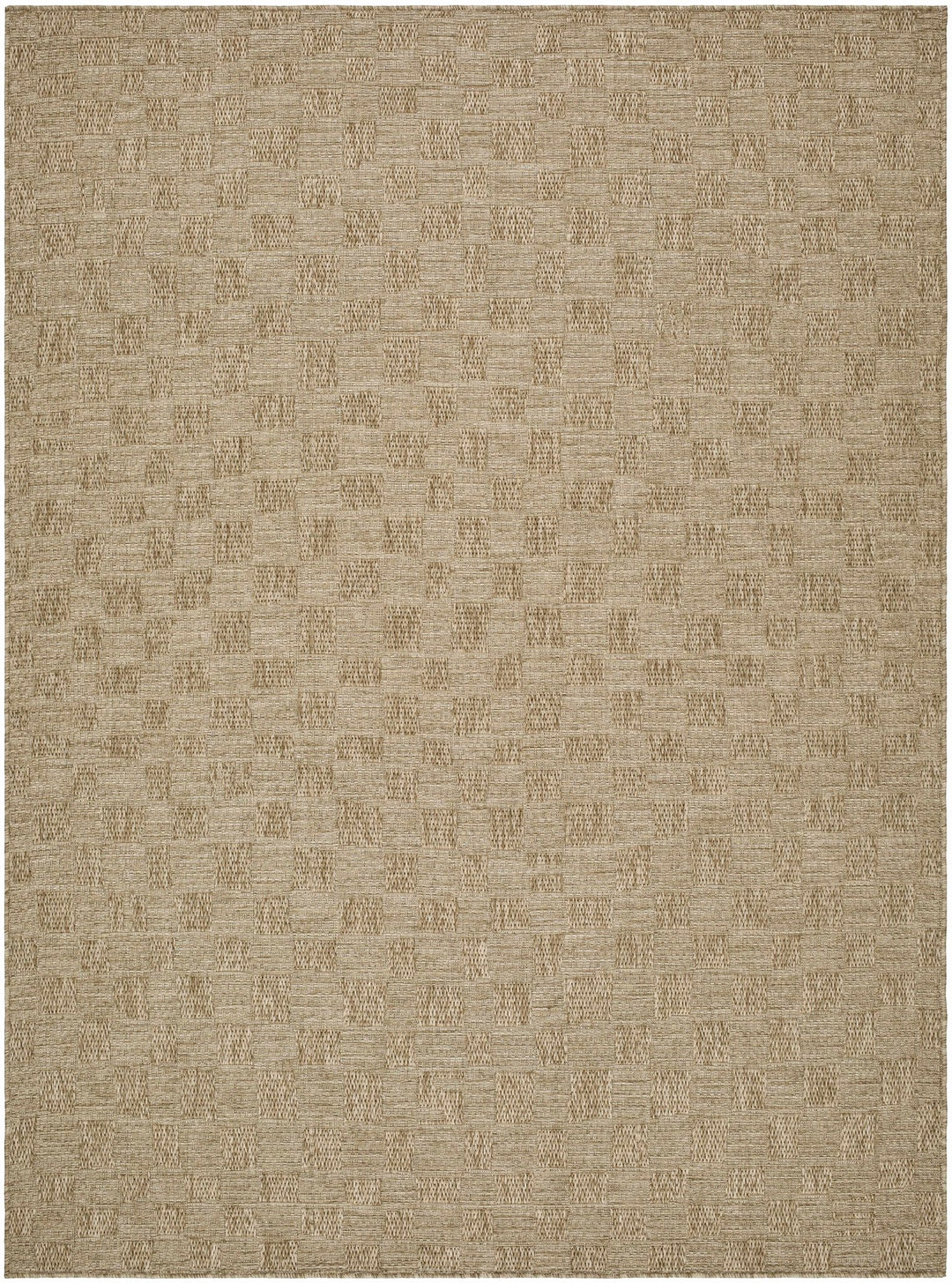 Arifah Contemporary Geometrical Brown And Beige Outdoor Area Rug - The Rug Decor