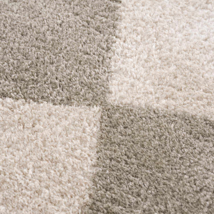 Arilla Modern Geometrical Beige And Gray Area Rug - The Rug Decor
