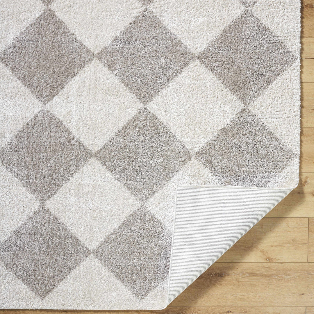 Arilla Modern Geometrical Beige And Gray Area Rug - The Rug Decor