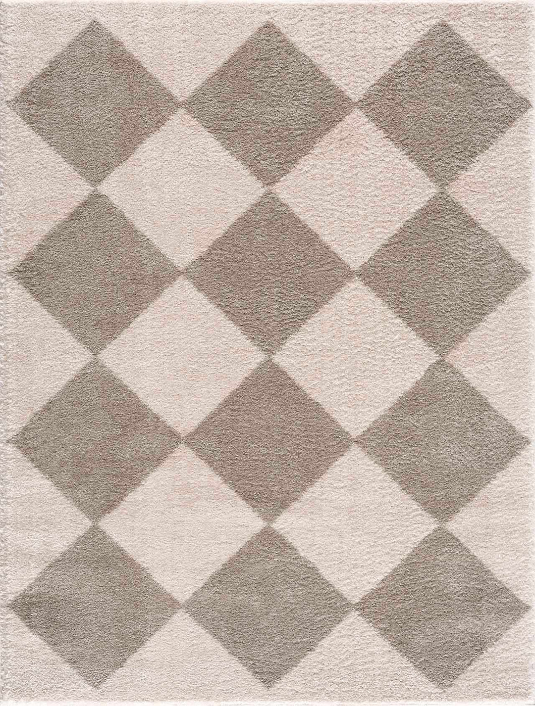 Arilla Modern Geometrical Beige And Gray Area Rug - The Rug Decor