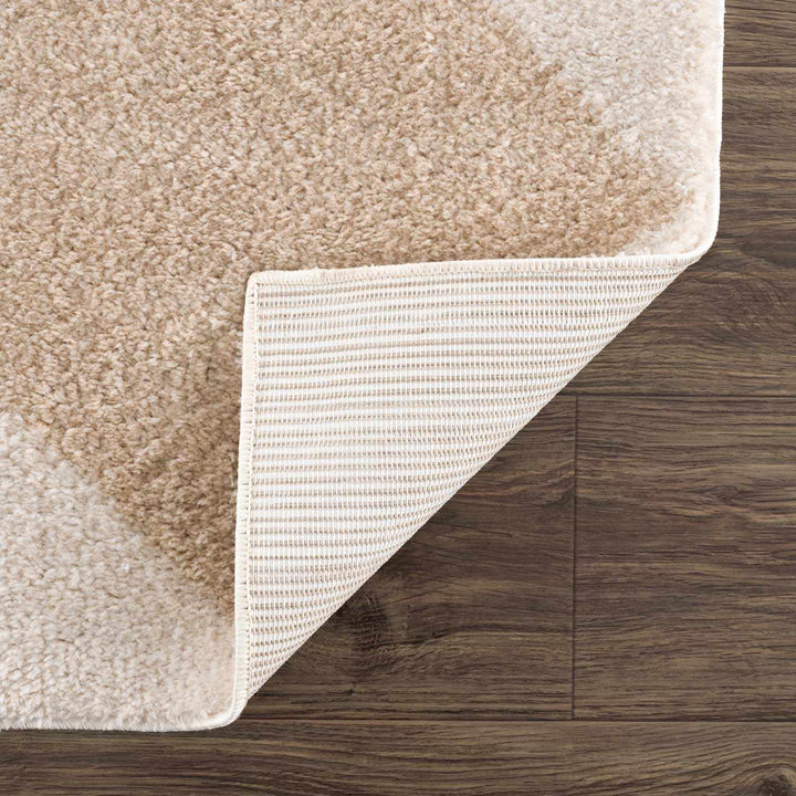 Arilla Modern Geometrical Tan And Beige Area Rug - The Rug Decor