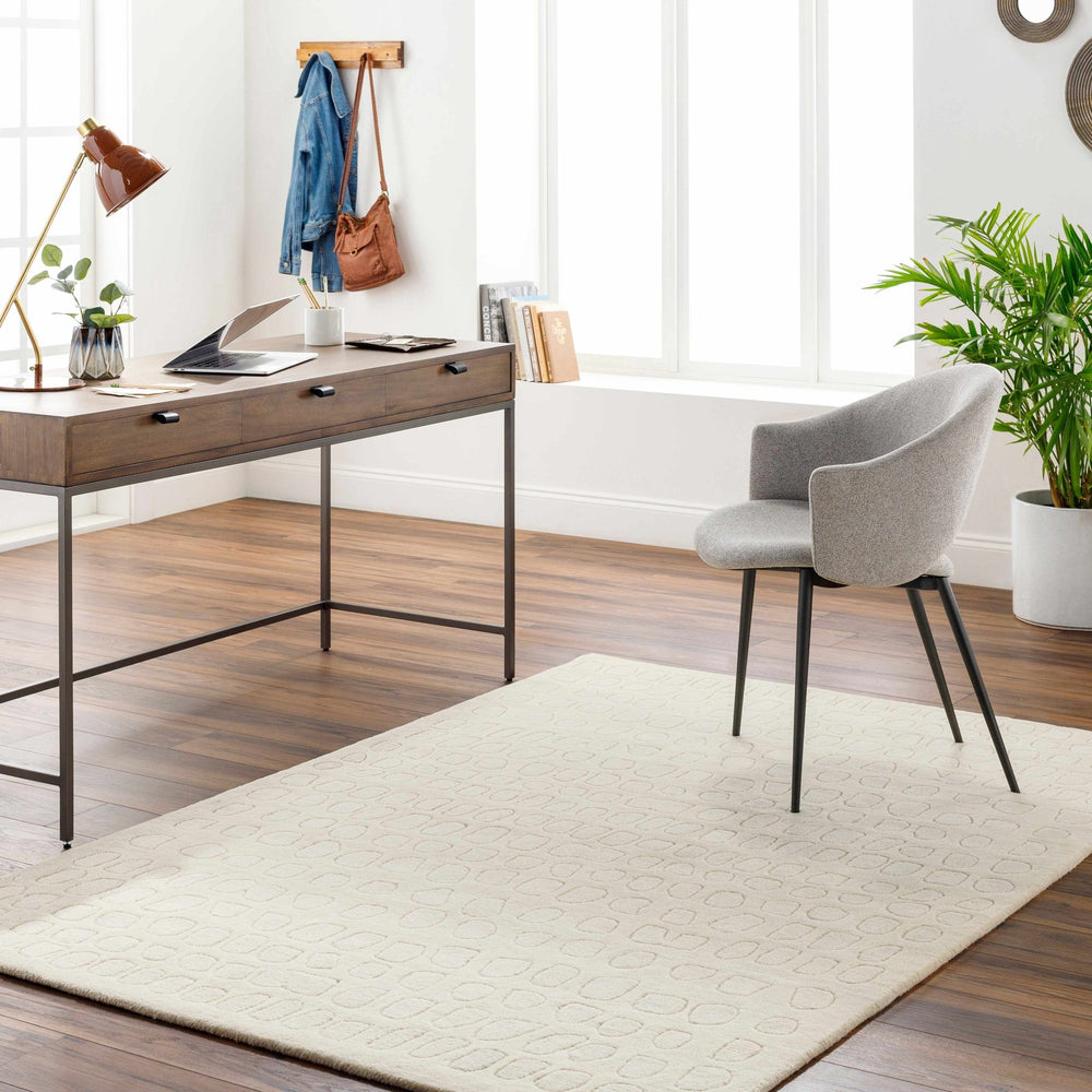 Arjan Contemporary Beige And Ivory Cream Rug - The Rug Decor