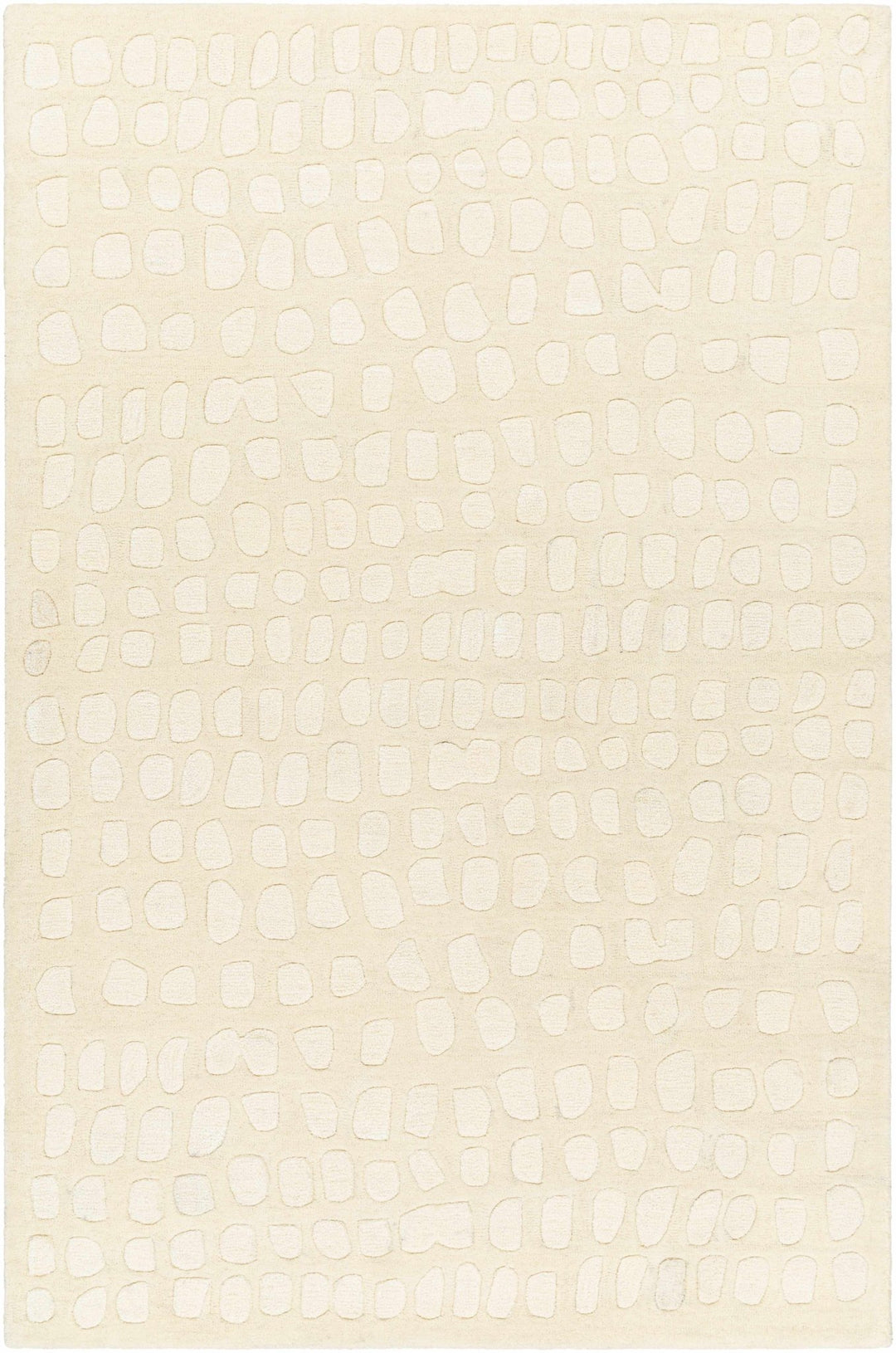 Arjan Contemporary Beige And Ivory Cream Rug - The Rug Decor