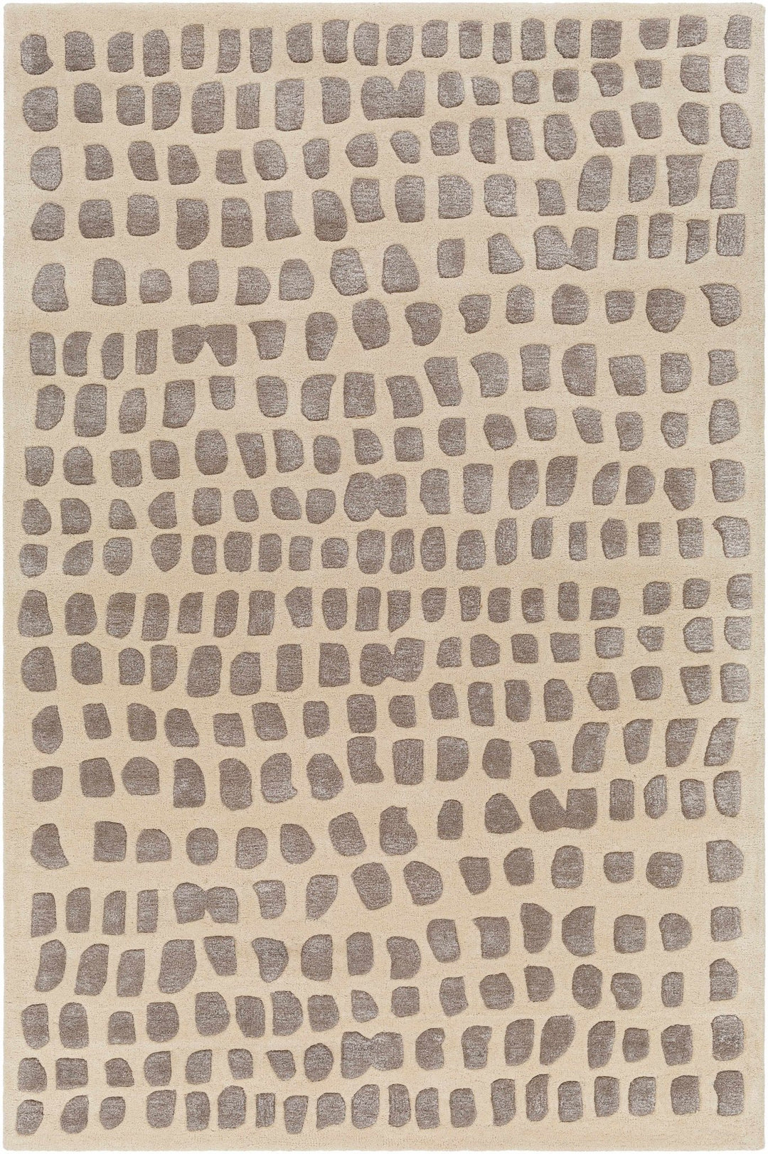 Arjan Contemporary Tan And Brown Area Rug - The Rug Decor