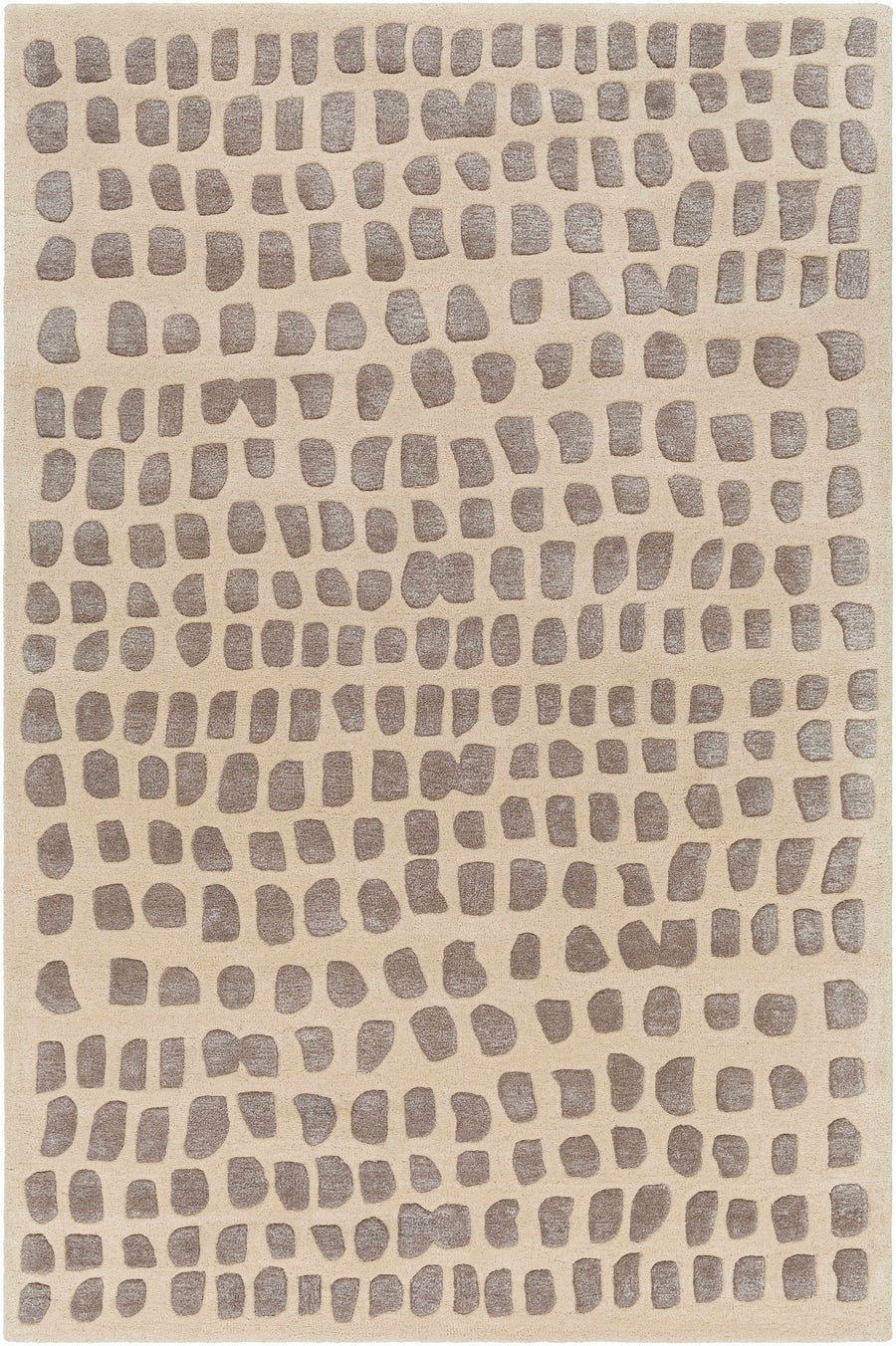 Arjan Contemporary Tan And Brown Area Rug - The Rug Decor