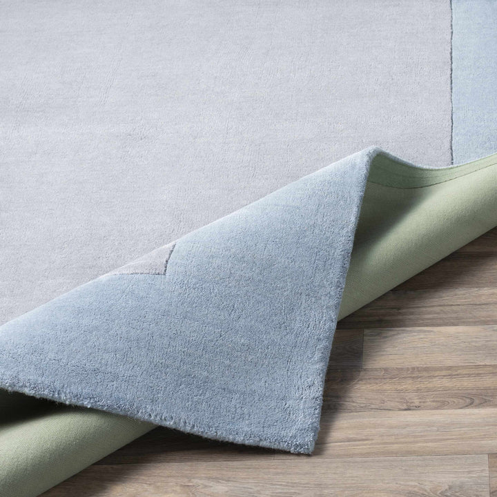Arkabutla Gray And Blue Contemporary Style Area Rug