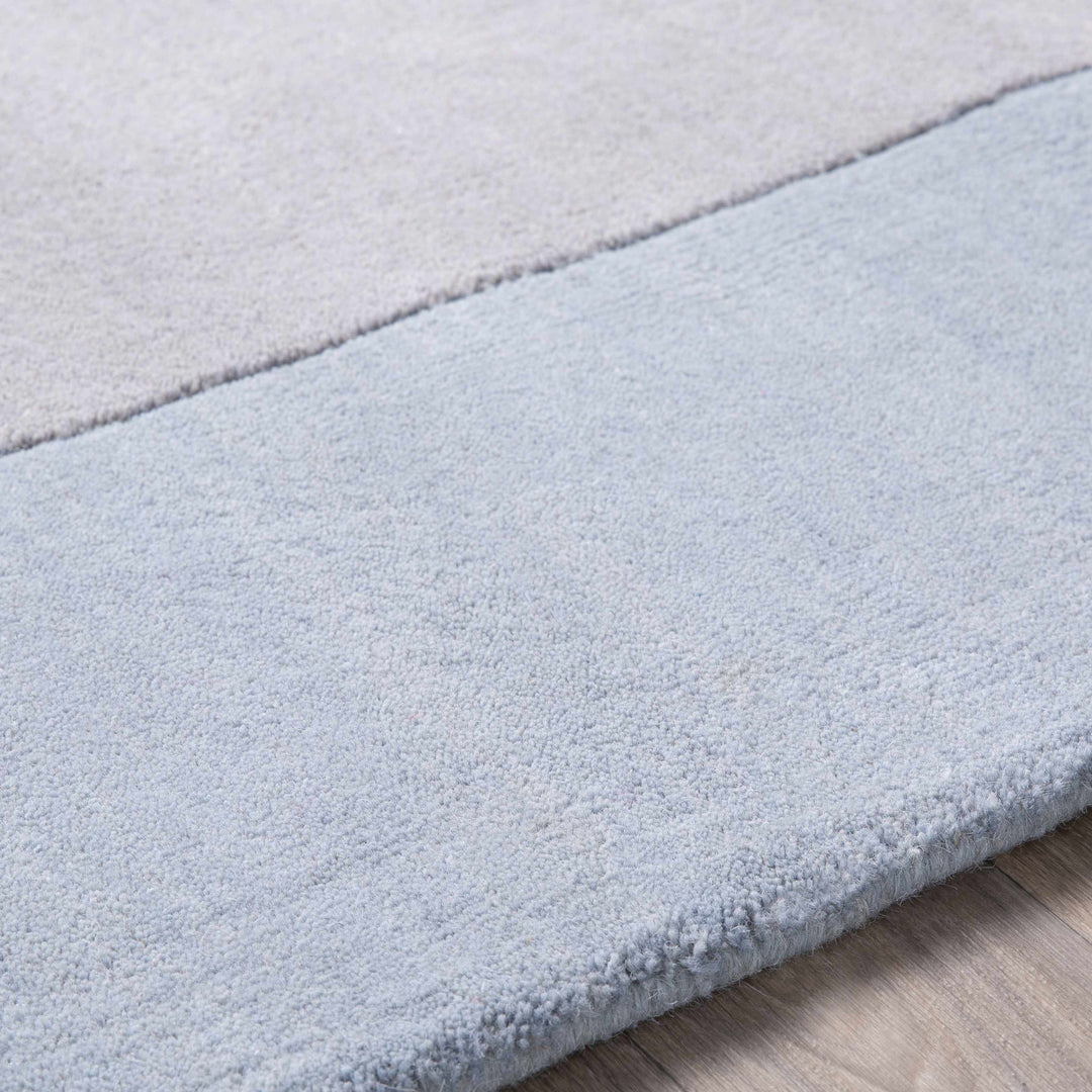 Arkabutla Gray And Blue Contemporary Style Area Rug