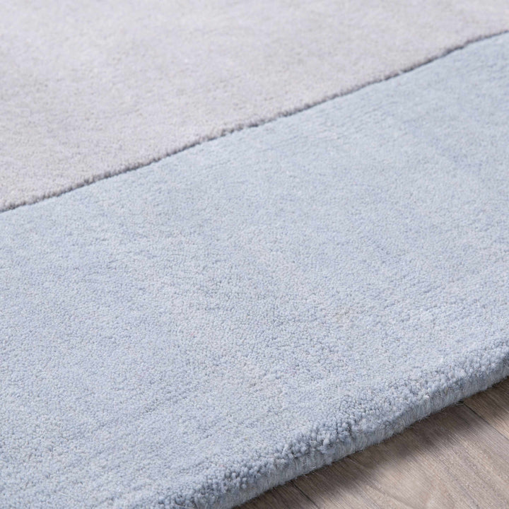 Arkabutla Gray And Blue Contemporary Style Area Rug