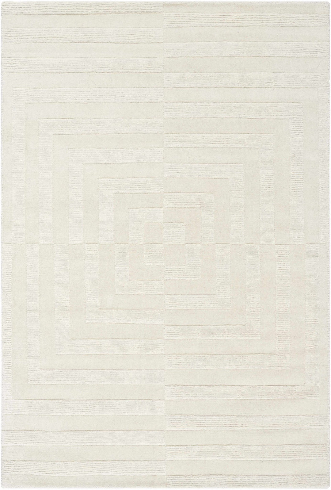 Armina Contemporary Style Ivory Hand Loom Wool Rug - The Rug Decor