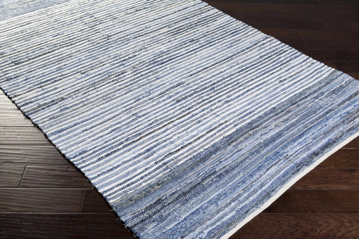 Armona Traditional Transitional Design Blue Hand Woven Cotton Rug - The Rug Decor