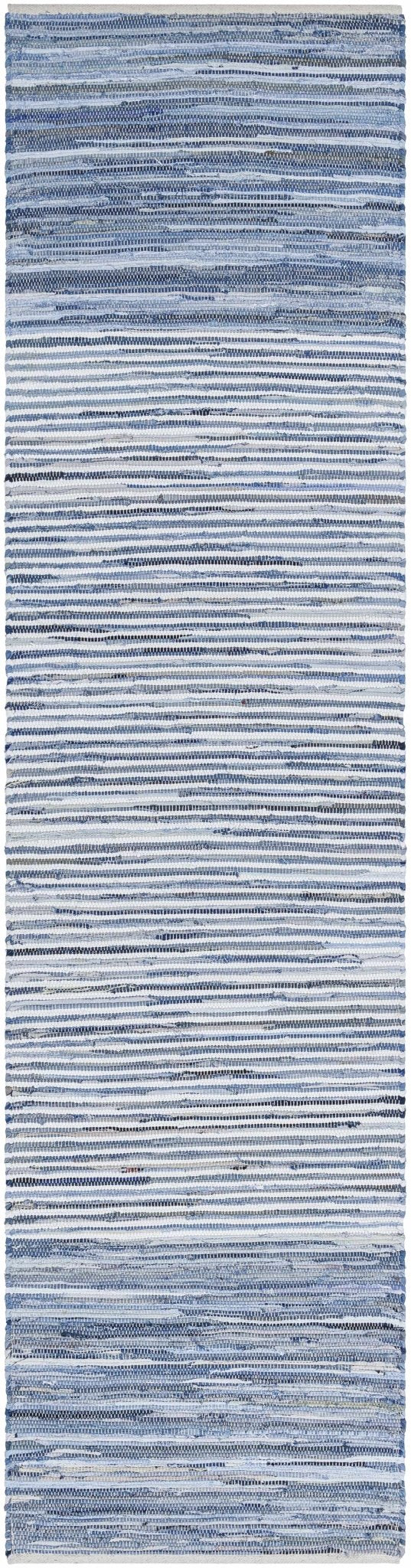 Armona Traditional Transitional Design Blue Hand Woven Cotton Rug - The Rug Decor