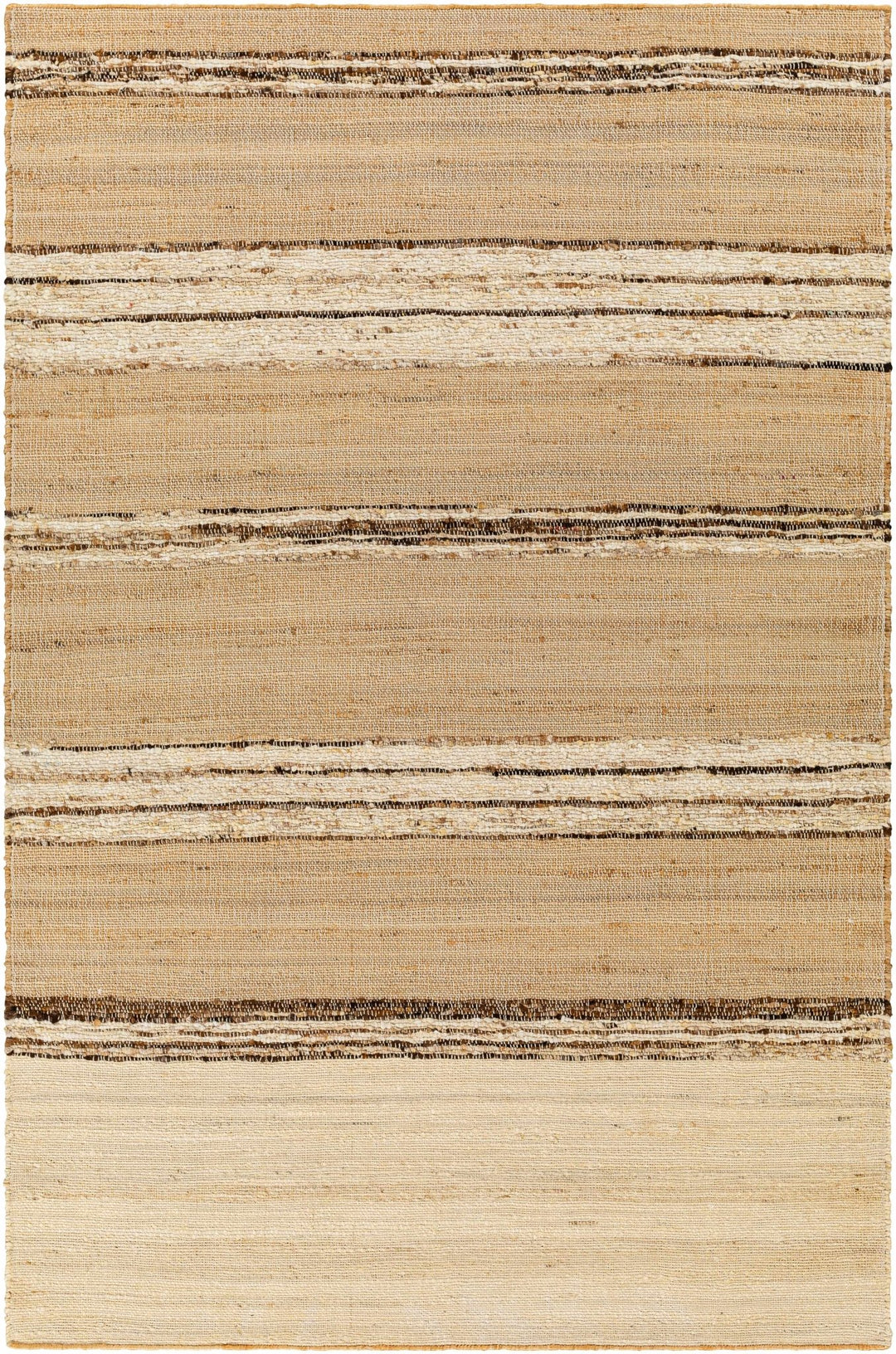 Arnie Contemporary Beige And Brown Area Rug - The Rug Decor