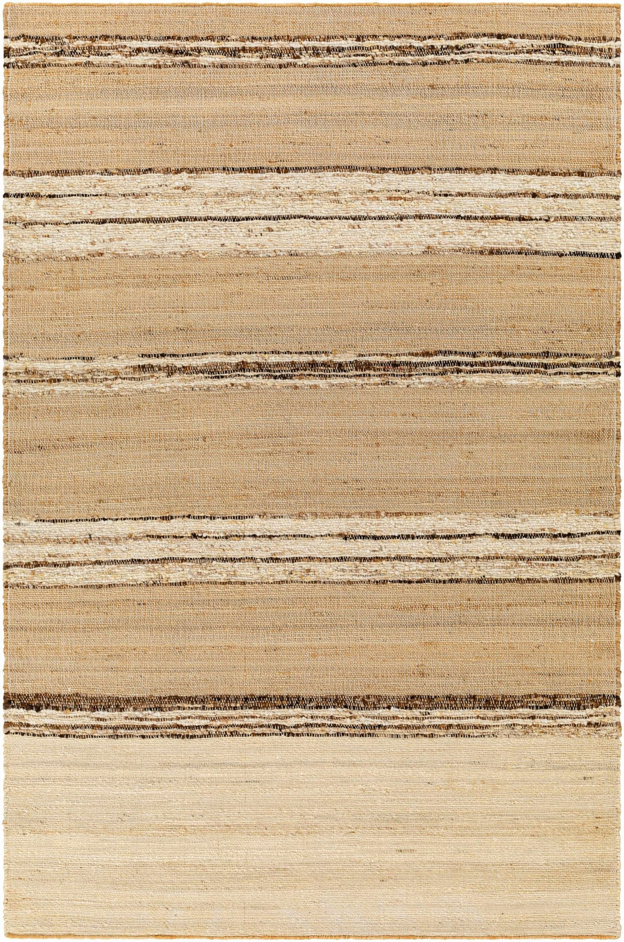 Arnie Contemporary Beige And Brown Area Rug - The Rug Decor