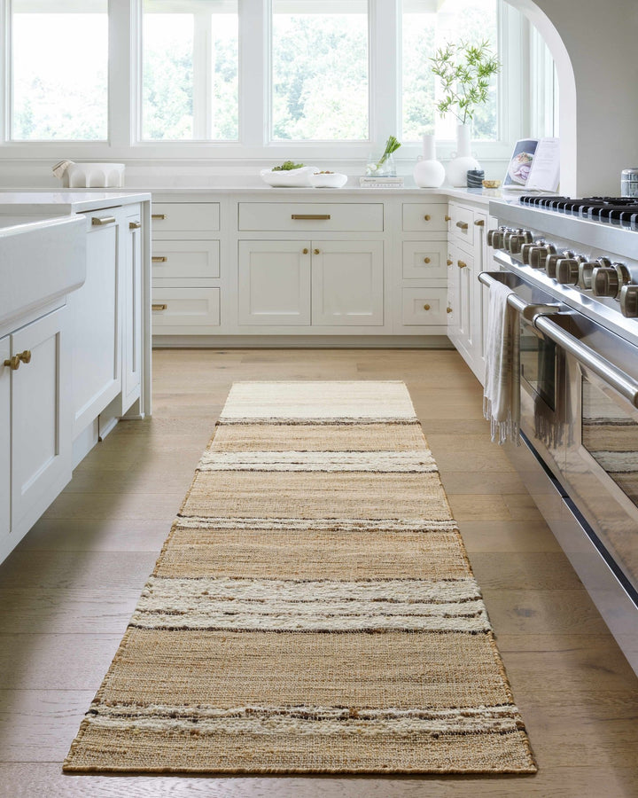 Arnie Contemporary Beige And Brown Area Rug - The Rug Decor