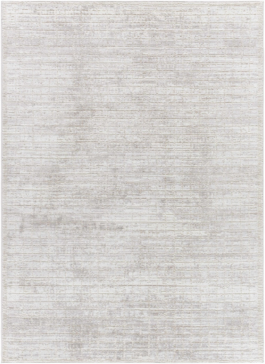 Arnulf Contemporary Solid Gray Textured Washable Rug - The Rug Decor
