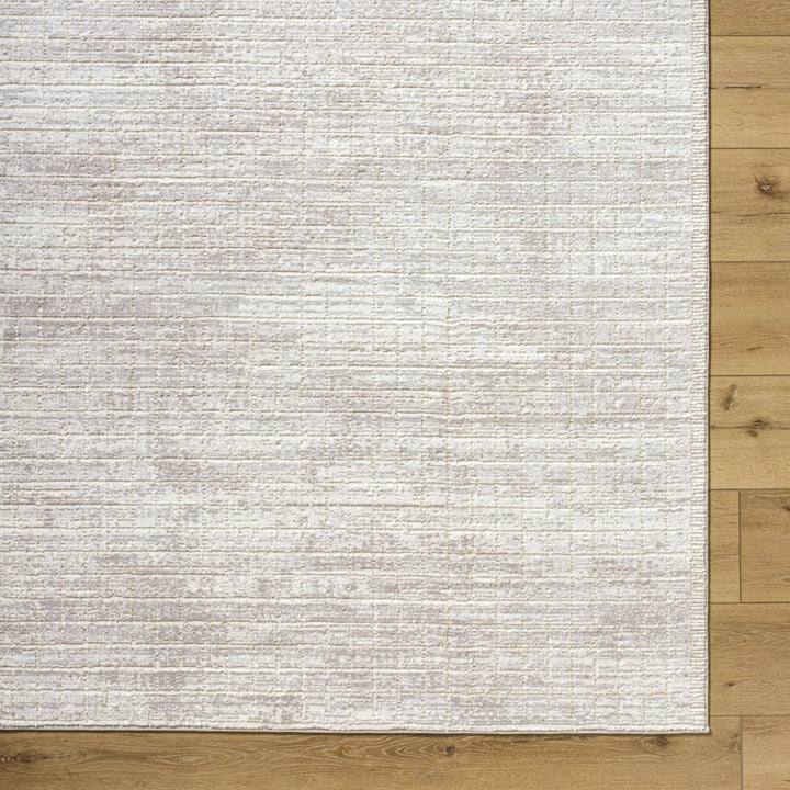 Arnulf Contemporary Solid Gray Textured Washable Rug - The Rug Decor