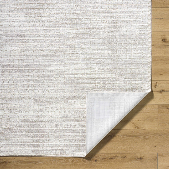 Arnulf Contemporary Solid Gray Textured Washable Rug - The Rug Decor