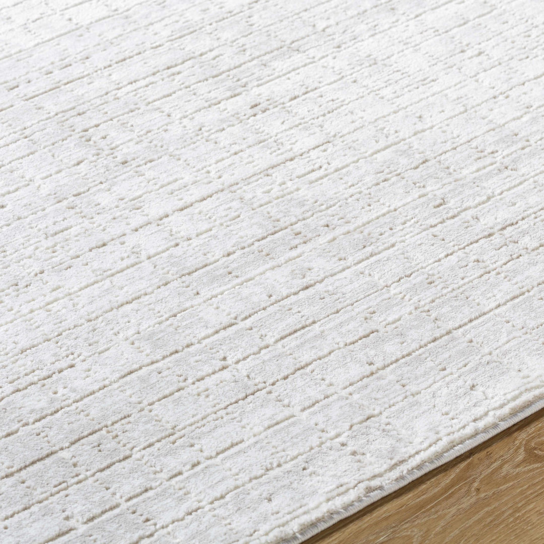 Arnulf Contemporary Solid Gray Textured Washable Rug - The Rug Decor