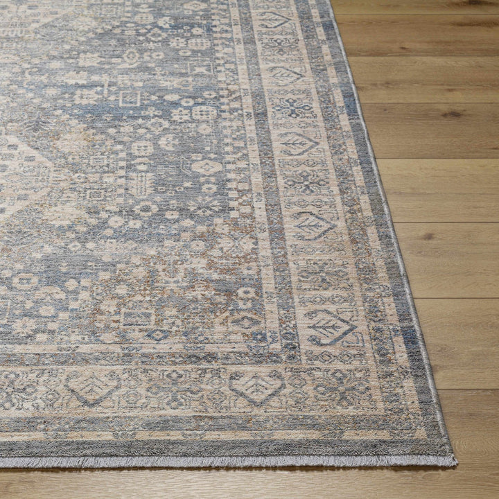 Artan Gray And Brown Traditional Style Rug - The Rug Decor