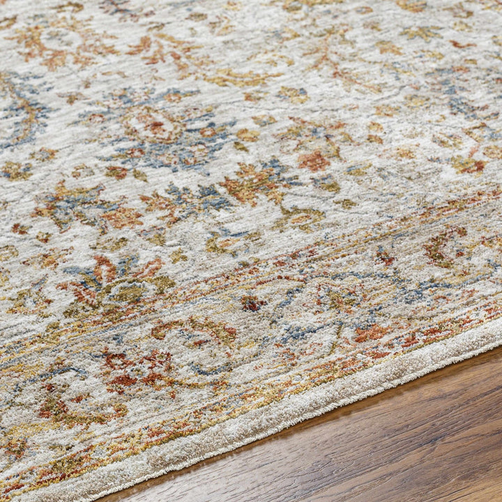 Asabi Ivory And Mustard Traditional Style Rug - The Rug Decor