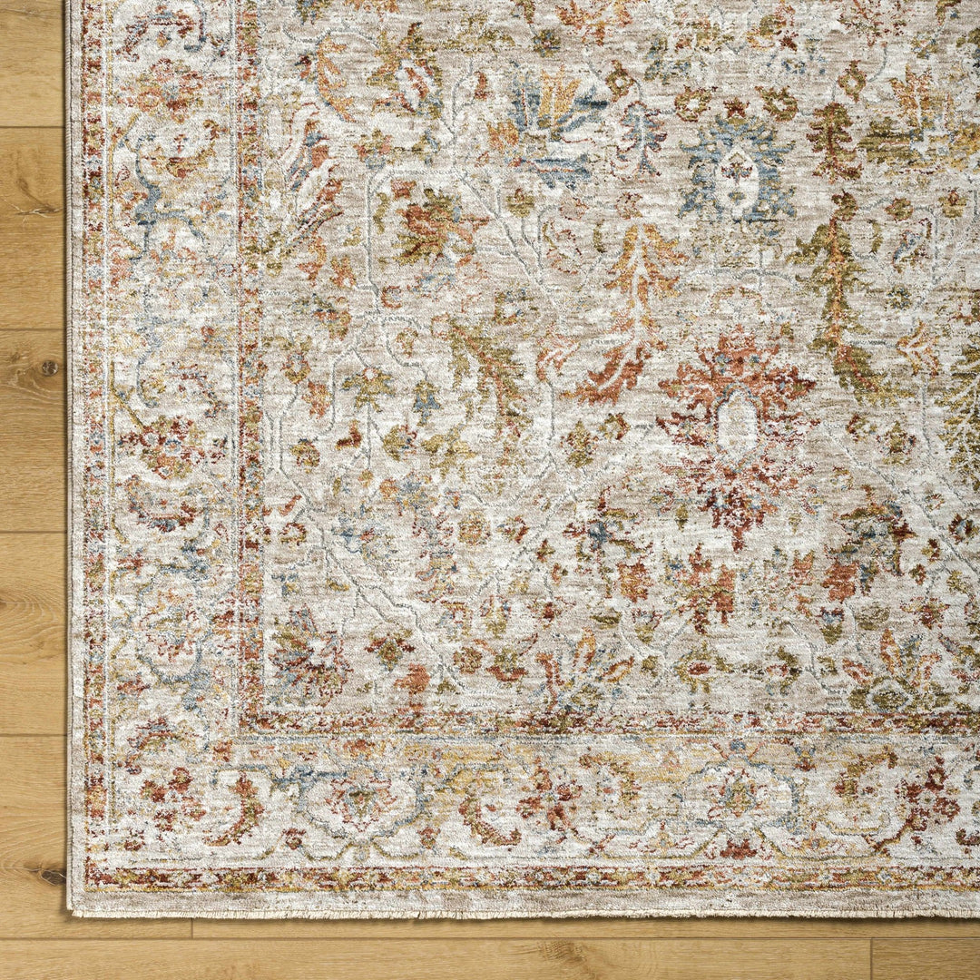 Asabi Ivory And Mustard Traditional Style Rug - The Rug Decor