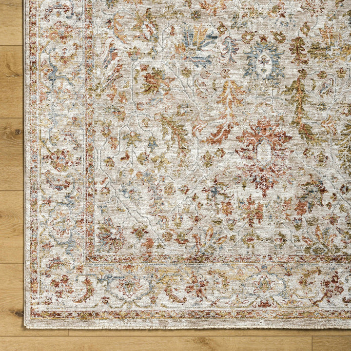 Asabi Ivory And Mustard Traditional Style Rug - The Rug Decor