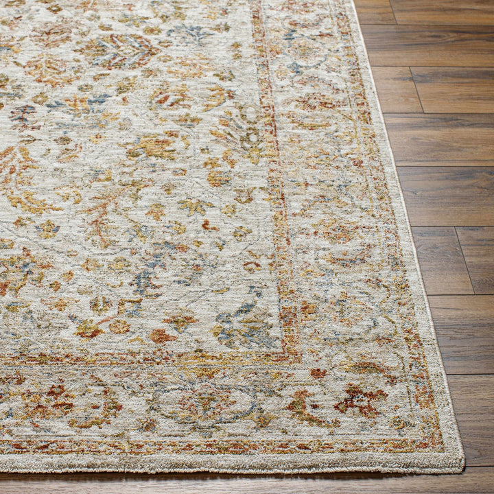 Asabi Ivory And Mustard Traditional Style Rug - The Rug Decor