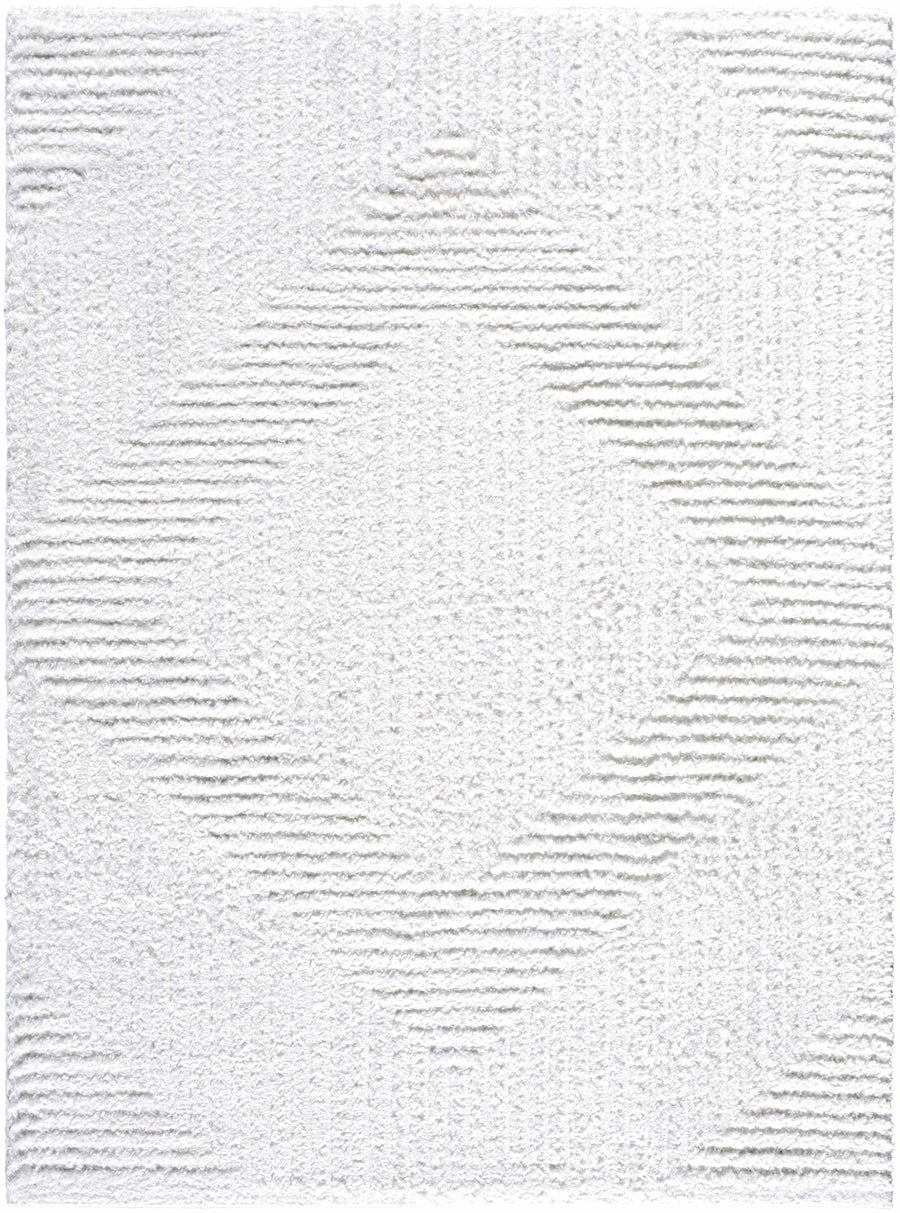 Ashlyn Contemporary Geometrical Ivory Area Rug - The Rug Decor