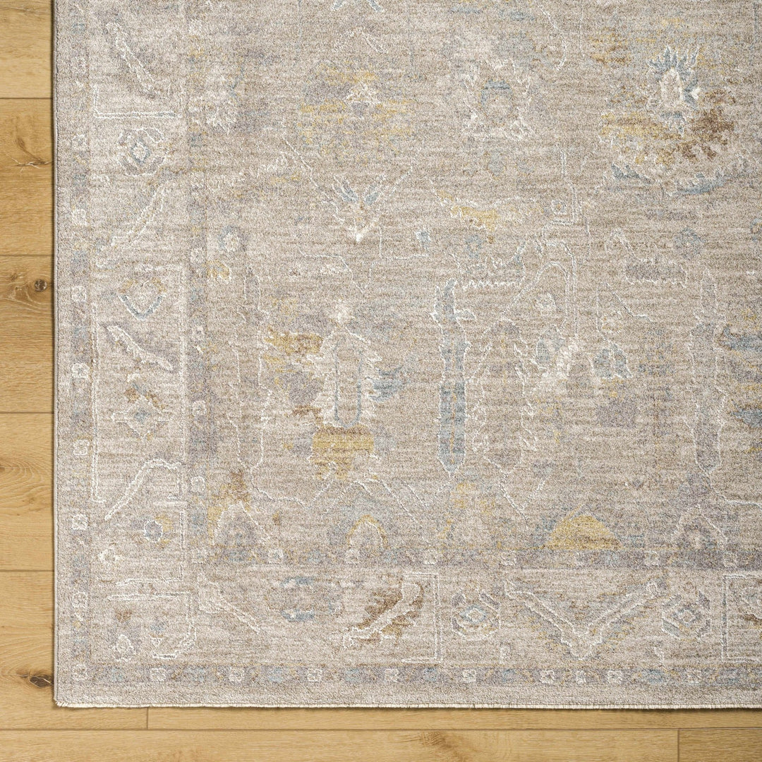 Ashra Traditional Style Beige And Brown Thick Luxe Area Rug - The Rug Decor