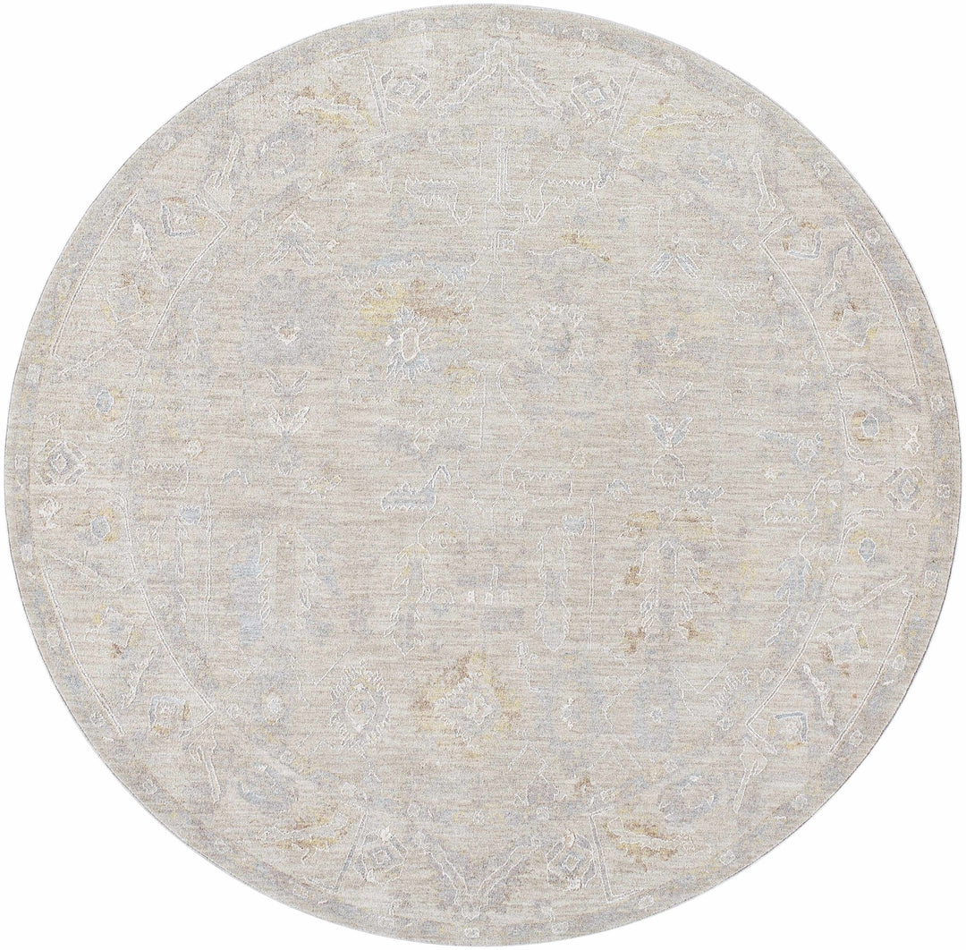 Ashra Traditional Style Beige And Brown Thick Luxe Area Rug - The Rug Decor