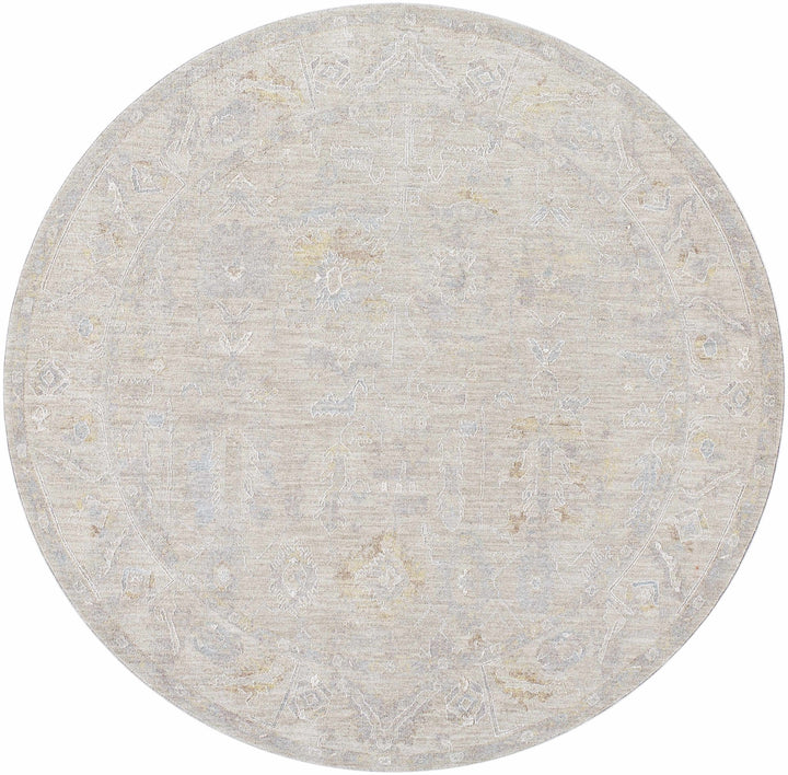 Ashra Traditional Style Beige And Brown Thick Luxe Area Rug - The Rug Decor