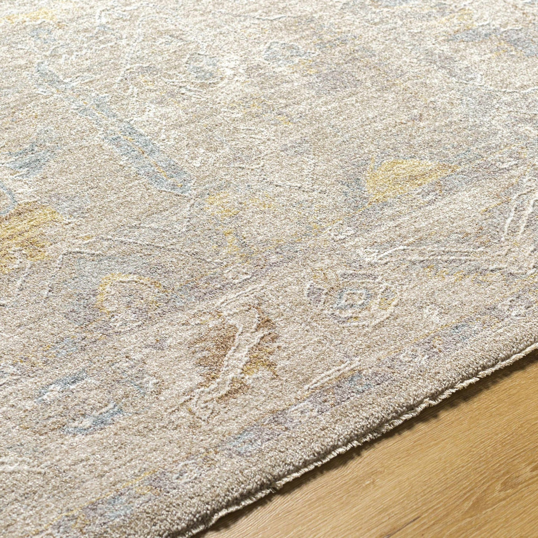 Ashra Traditional Style Beige And Brown Thick Luxe Area Rug - The Rug Decor