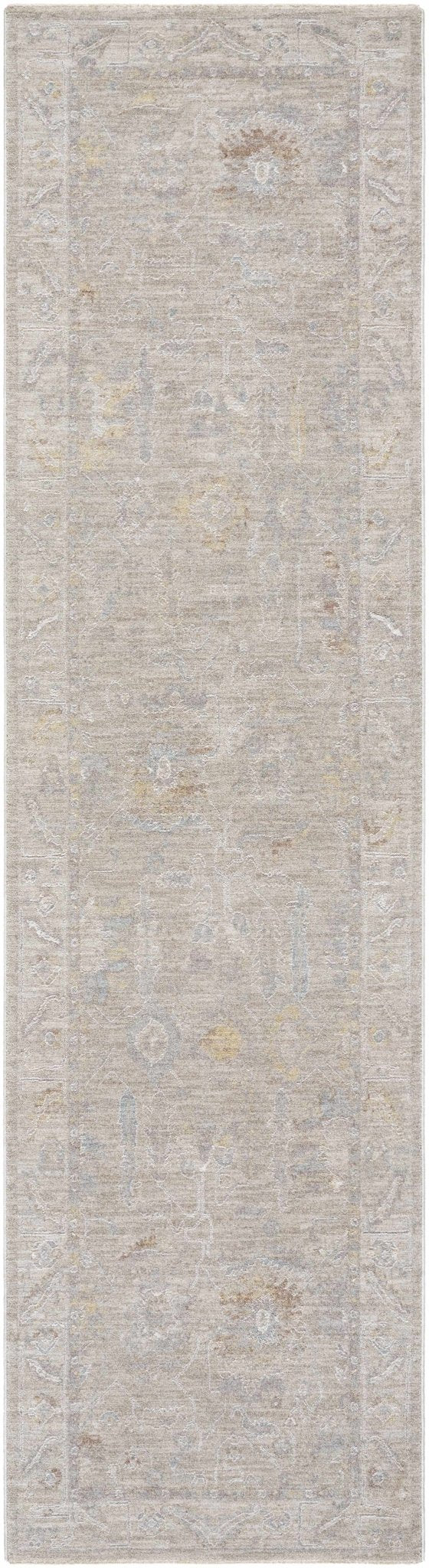 Ashra Traditional Style Beige And Brown Thick Luxe Area Rug - The Rug Decor