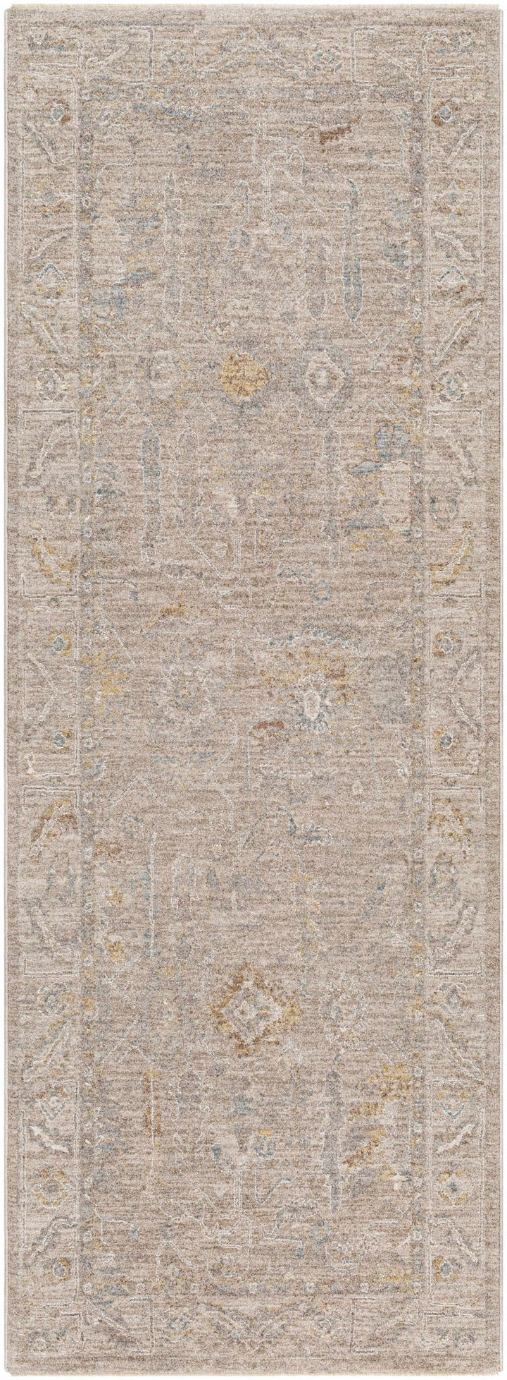 Ashra Traditional Style Beige And Brown Thick Luxe Area Rug - The Rug Decor