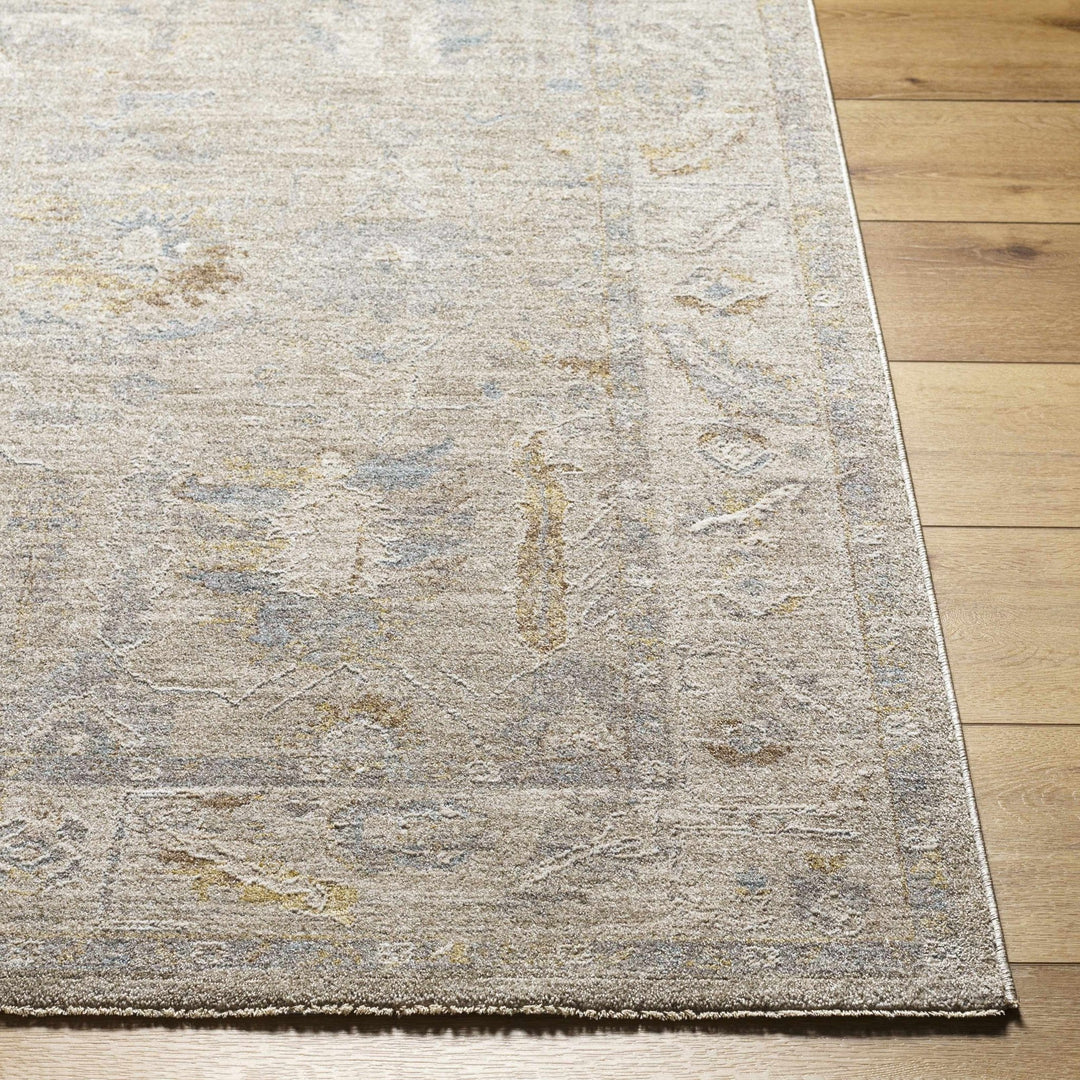 Ashra Traditional Style Beige And Brown Thick Luxe Area Rug - The Rug Decor