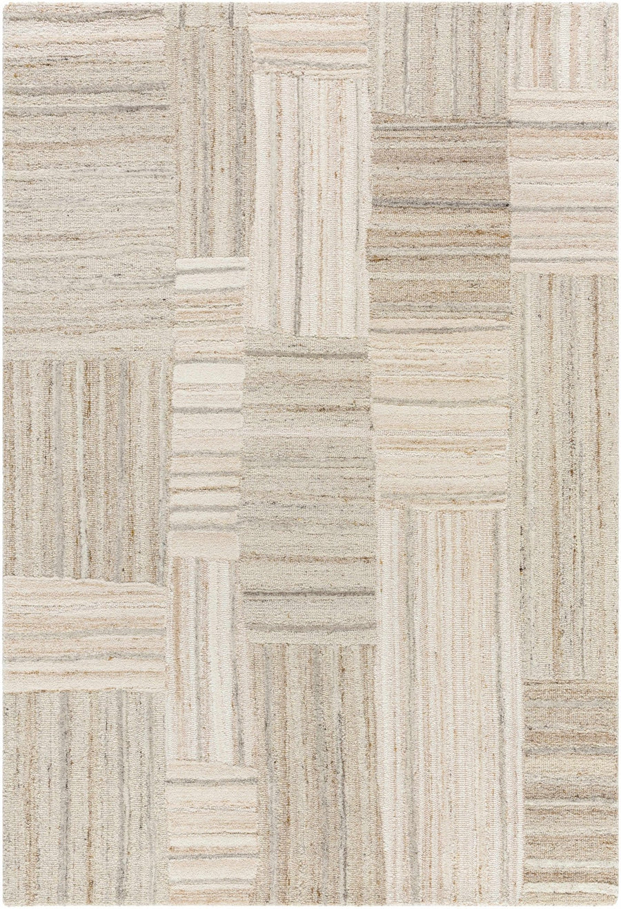 Ashtyn Beige Contemporary Style Hand Tufted Area Rug - The Rug Decor