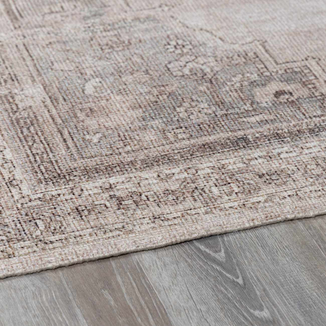 Ashwin Traditional Beige And Brown Hand Tufted Area Rug - The Rug Decor