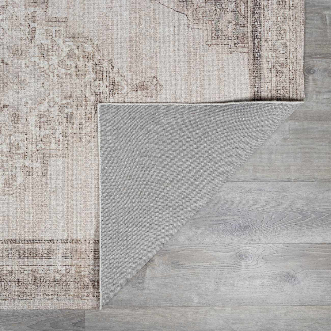 Ashwin Traditional Beige And Brown Hand Tufted Area Rug - The Rug Decor