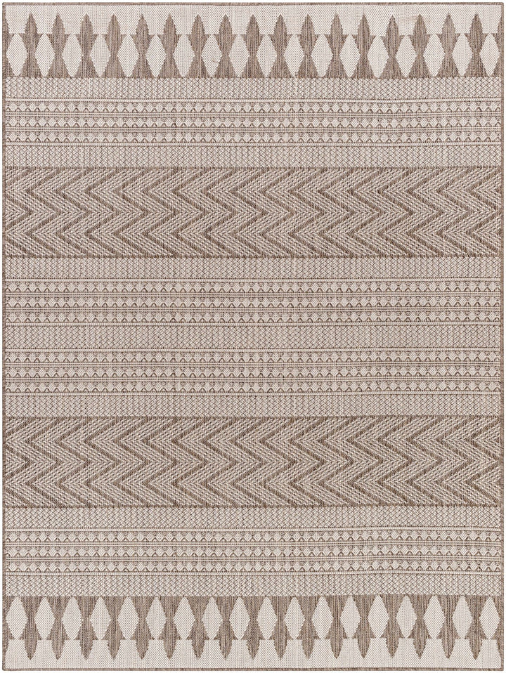 Asif Bohemian Beige And Brown Rug - The Rug Decor
